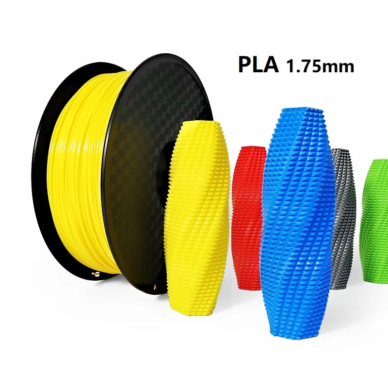 Premium Black & Silver PLA Filament for 3D Printing - Multiple Sizes Available