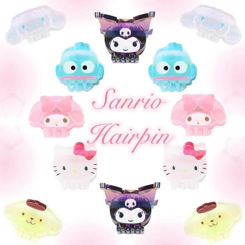 

Зажим для девочек в стиле Хелло Китти Почтовый с надписью «Kuromi Pompompurin»