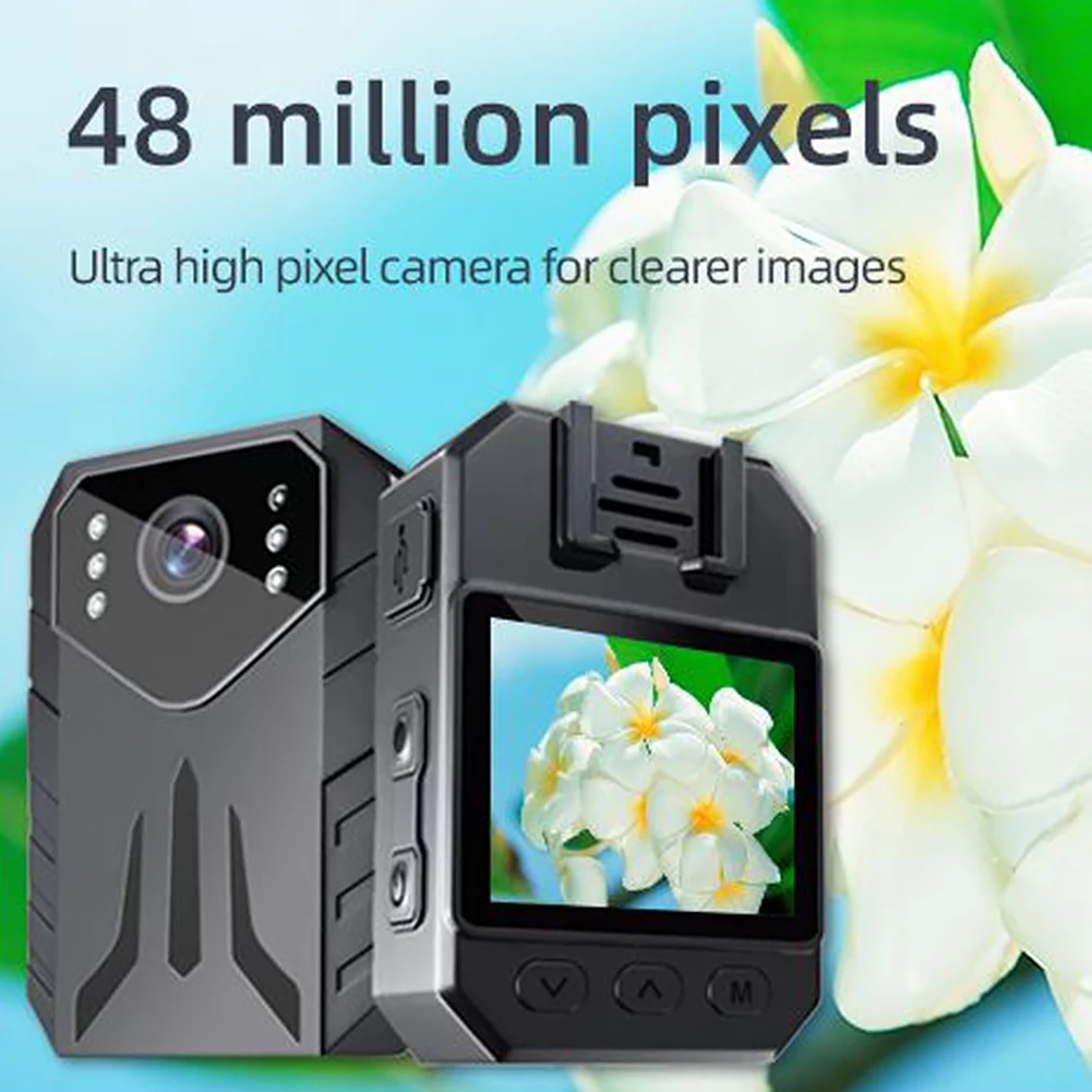 4K HD 1080P Mini Digital Camera Night Vision Video Recorder Site Enforcement Recorder Portable Camcorders for Outdoor Sports