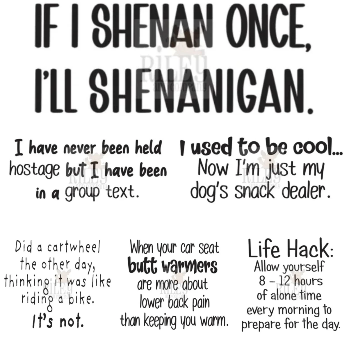 Funny Bones If I Shenan Once Clear Stamp Cutting D..