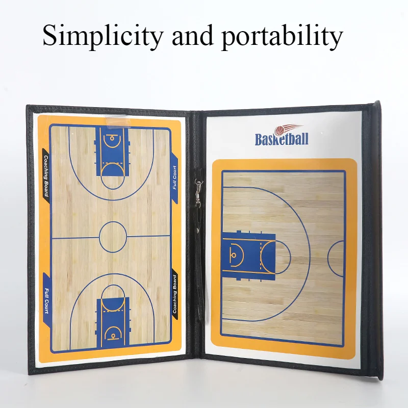 Kids Basketball Hoop Set Folding Magnetic Tactical Basketball Coach Board Portable Competition Game Training Magnet Clipboard