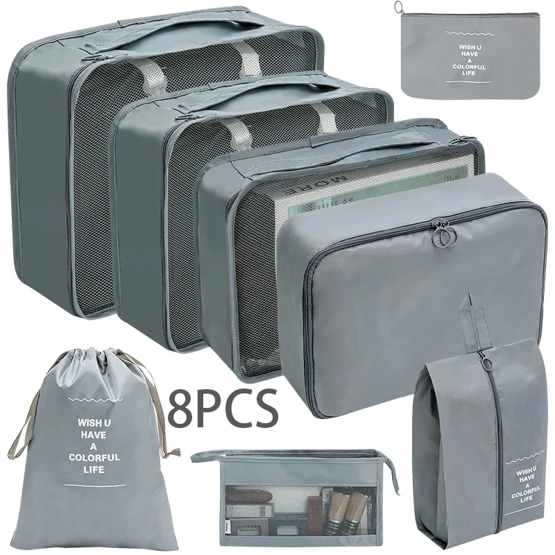 Grey 8PCS