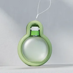 Portable Pet Water Dispenser with Foldable Drinking Bowl - 350ML (Green)