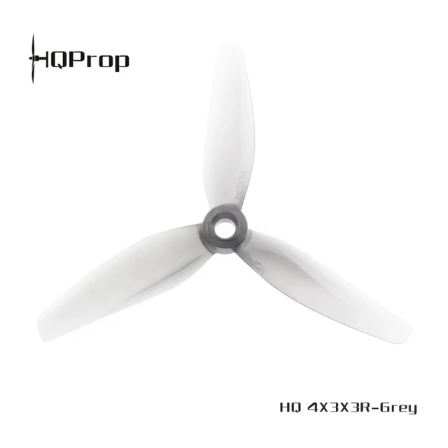 4Pairs HQProp 4X3X3V2 3-Blade Propeller (2CW+2CCW)-Poly Carbonate Freestyle Durable 4 Inch Propeller for FPV Racing RC Drone 3
