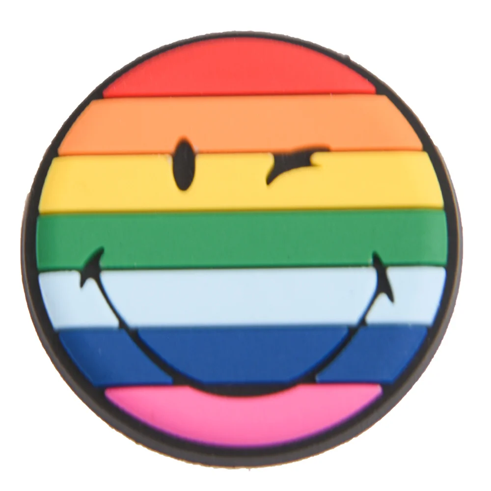 New Arrival 1 Pieces Colorful Rainbow Croc Shoe Charms Yellow Duck Cartoon Shoes Decorations Butterfly Animals Earth Accessories New Arrival 1 Pieces Colorful Rainbow Croc Shoe Charms Yellow Duck Cartoon Shoes Decorations Butterfly Animals Earth Accessories