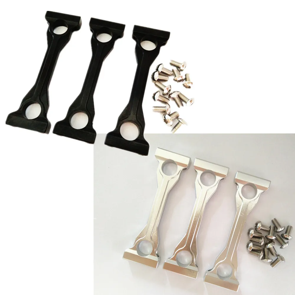 Supporto Per Telaio Centrale In Alluminio-Set 3 Pezzi Per Tamiya 1/14 Tractor Truck Globe Liner Ford Aeromax