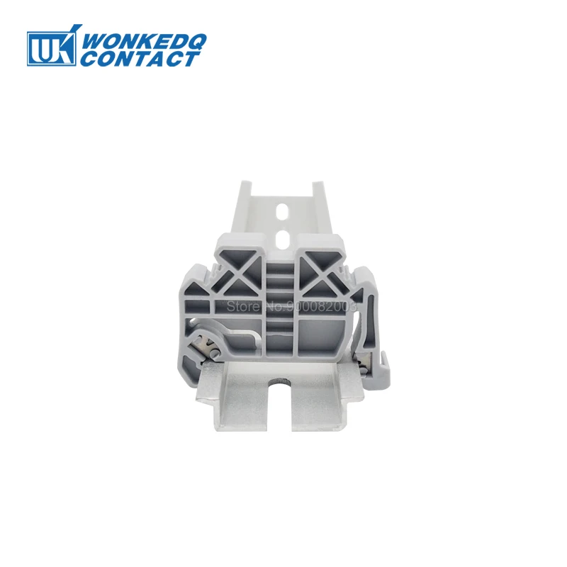 100Pcs End Clamp Direct WKF 35 Din Rail Terminal Block Quick Mounting For NS 35mm E/UK Free Installation WKF35 End Bracket Stop