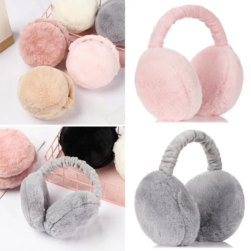 Faux Fur Polyester Earmuffs for Women