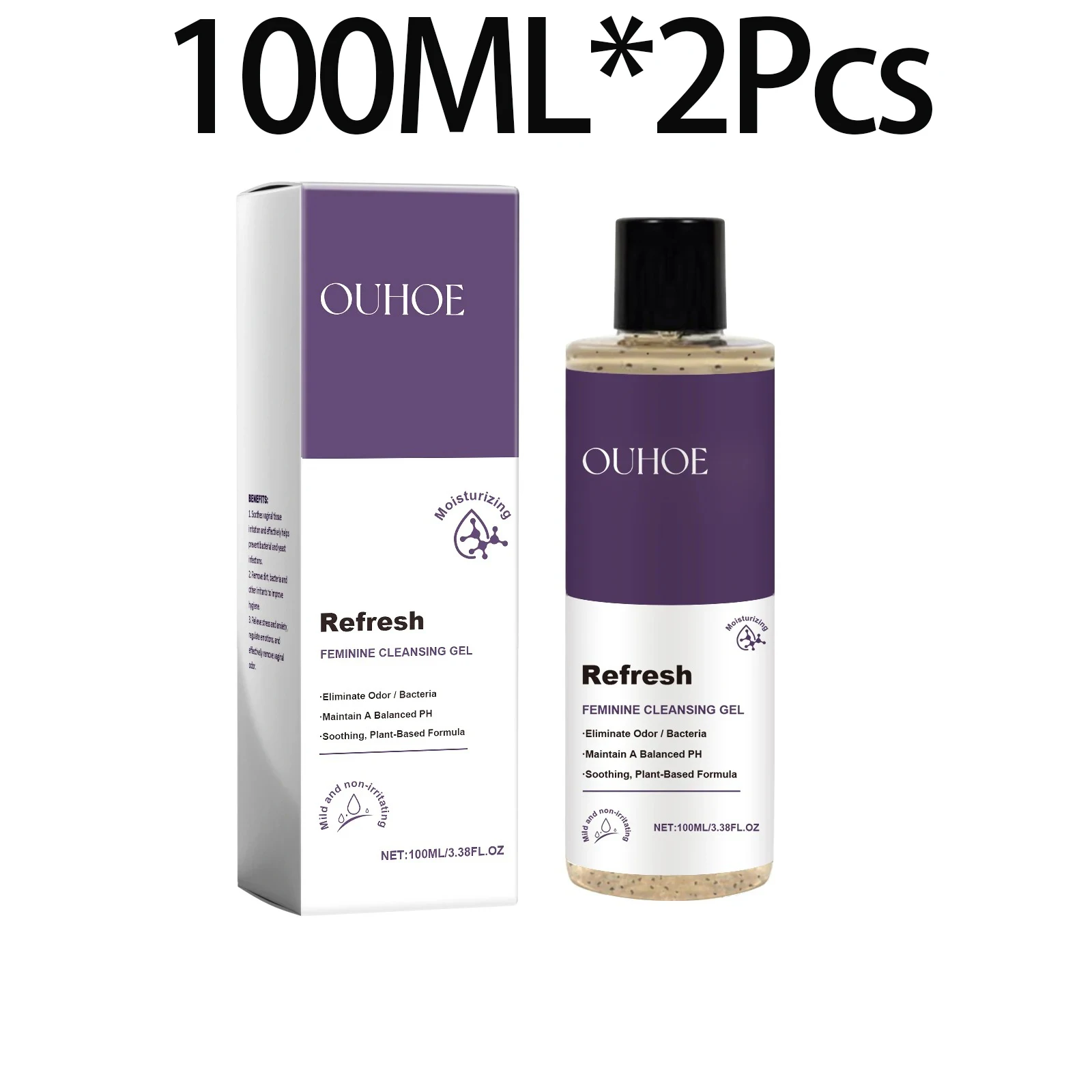 Feminine Wash Gel PH Balanced Long Lasting Moisturizing for Private Part Refreshing Cleansing Prevent Dryness Woman Healthy Care