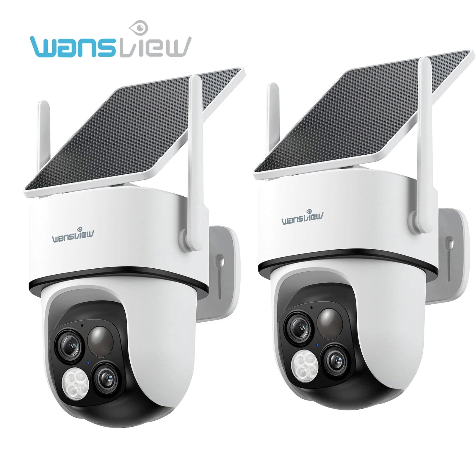 Caméra solaire 2K 3MP WiFi détection PIR - Surveillance sécurité maison pêche énergie autonome