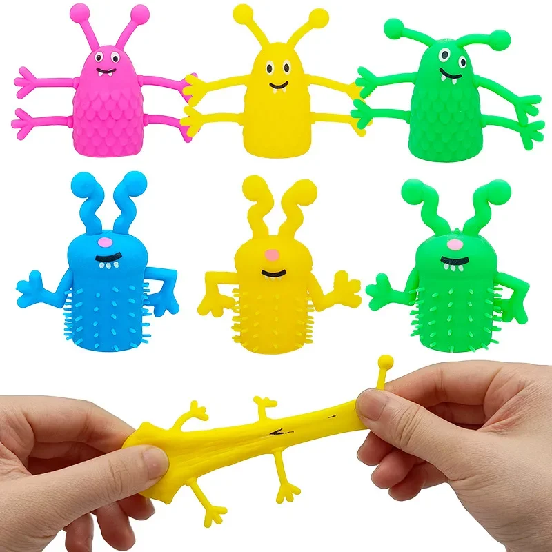 Cute Monster Finger Toppers – Soft Stretchy Fidget Toys (5/10/20 PCS) 3