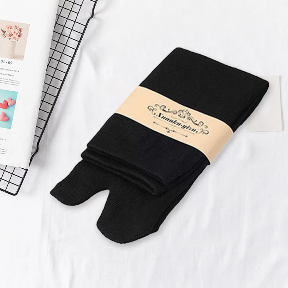Unisex Split Two Toes Sock Polyester Clog Socks Washable Two Finger Socks Sweaty Deodorizing Hallux Valgus Appliance Accessories