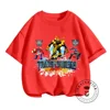 Transformers Cartoon Prints for Summer Coolness Stylish Boys' T-shirts with O-neck Design American Edition for Elastic Children 3
