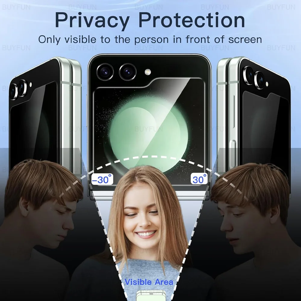 Premium Privacy Tempered Glass Case - Anti-Peeping Screen Protector