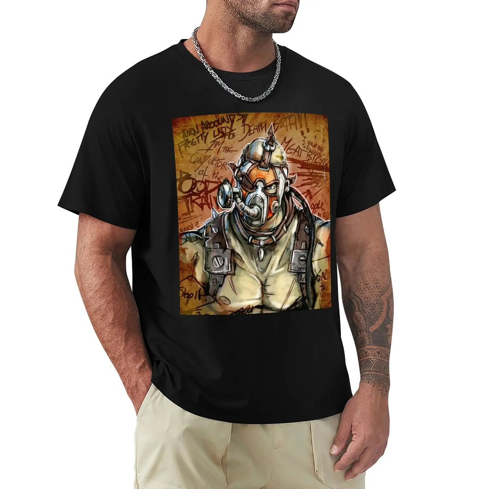 

Psycho T-Shirt korean fashion tees mens t shirts
