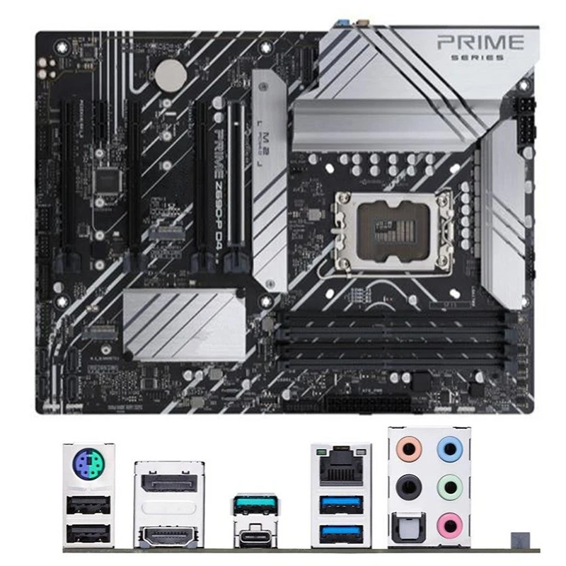 Scheda Madre Intel Z690 Prime Z690-P D4 Usata Scheda Madre Desktop Originale Lga1700 Lga 1700 Ddr4 128Gb M.2 Nvme Usb3.0 Sata3