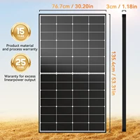 RVPOZWER 300W haute efficacité 25% panneau solaire 10BB cellule de type N pour les applications de camping-car sur le toit de la maison et hors réseau 2