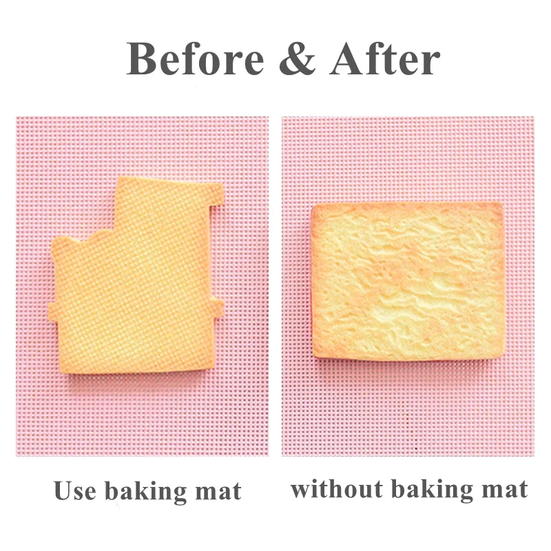 Cookie Silicone Pad Mat Bakeware Mat Silicone Oven Heat Insulation Pad Cookies Mats Baking Liner Non-stick Thick Kitchen Tools