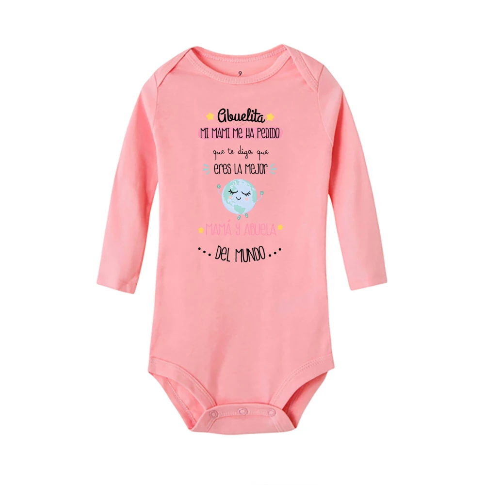 You Are The Best Mother and Grandmother Print Baby Romper Short Sleeve Bodysuit Casual Girl Boy Jumpsuit Mothers Day Best Gift 5