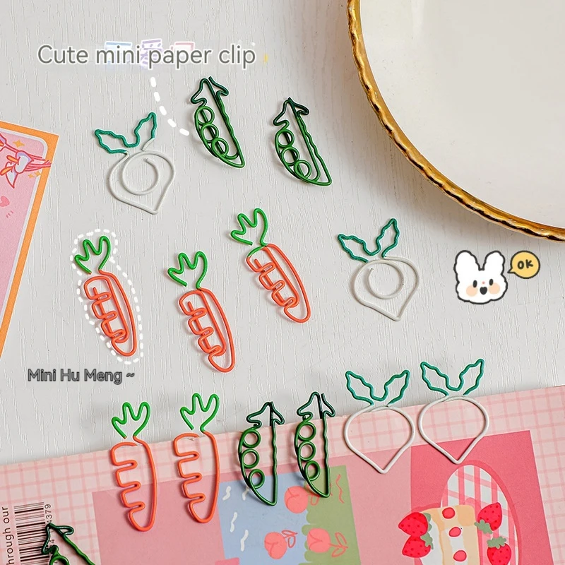 

Creative Kawaii Cartoon Candy Color Multiple Office Metal Paper Clip Pin Bookmark Stationery School Office Supplies Decorat