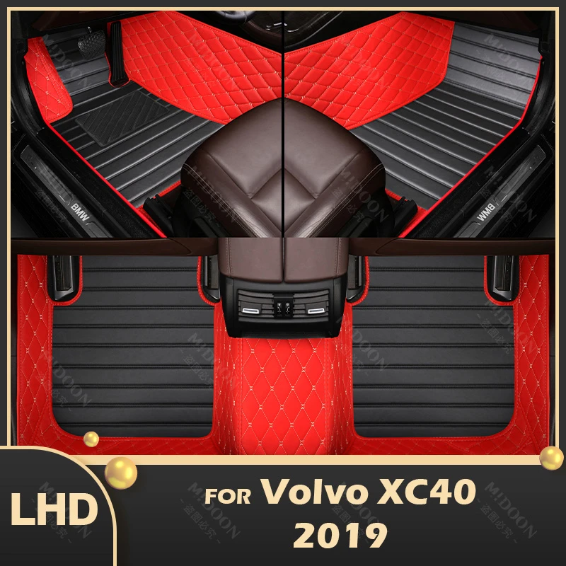 Car floor mats for Volvo XC40 2019 Custom auto foot Pads automobile