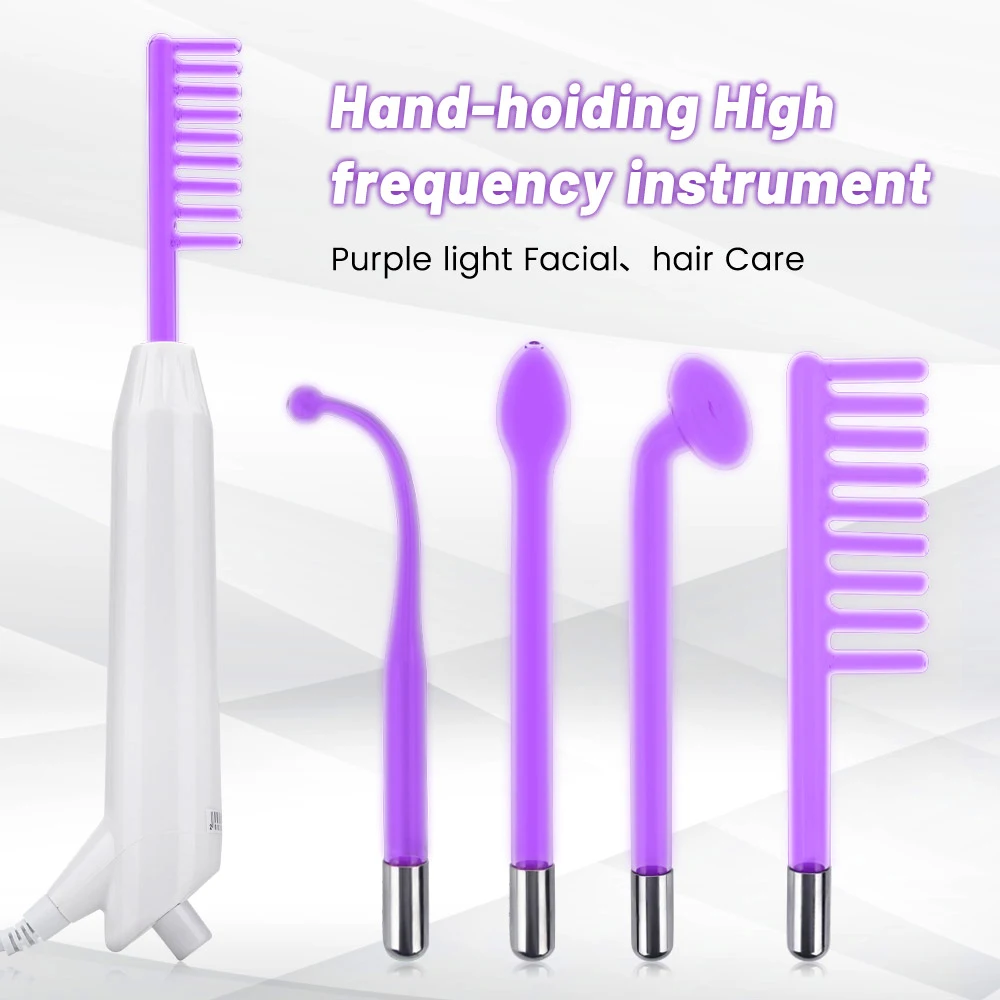 Professional High Frequency Skin Therapy Wand Machine Facial Aesthetic Apparatu Equipment Handheld  Home Use Devices nail prosthetic manicure table women dressing beauty manicure table professional aesthetic nagel tafel furniture salons yn50mt