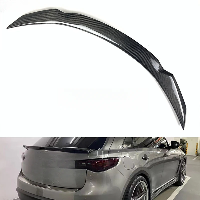 고품질 탄소 섬유 테일 핀 자동차 개조 부품 FX35 QX70
