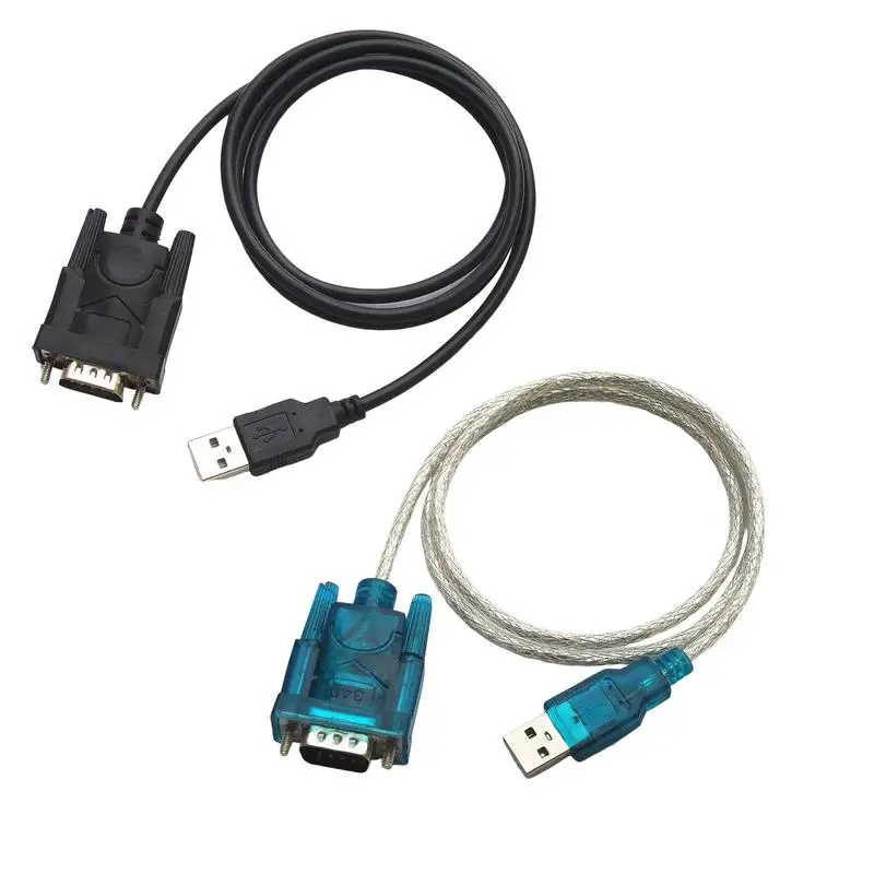 RS232 COM PDA DB9 9-контактный к USB 2,0 кабель-адаптер USB для чипа SerialPort CH340 WCH подходит для Windows 7 8,1 10 11 XP Vista M-acOS