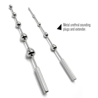 Edelstahl Pferd Eye Stick Penis Plug Insert Stimulation männliche Masturbation Stab Perlen Harnröhre stecker klingende Dilatation Sex 2