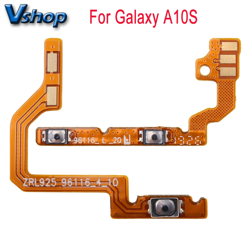 For Galaxy A10S 1 Pair Power Button & Volume Button Flex Cable