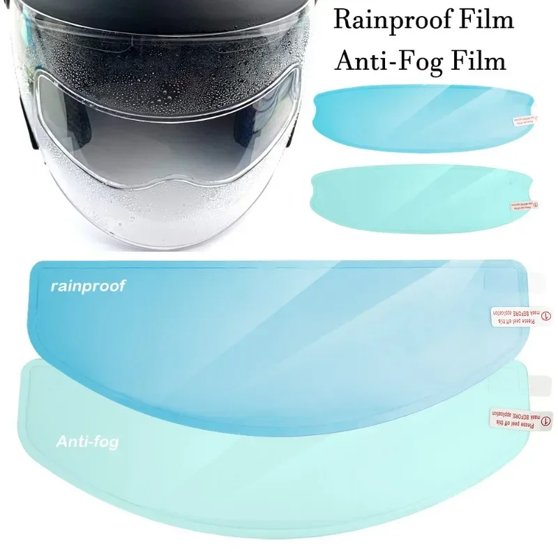 

Motorcycle Helmet Lens Anti-fog Film Universal Electric Vehicle Helmet Transparent Anti-rain Film Lens Nano Coating Sticker Film