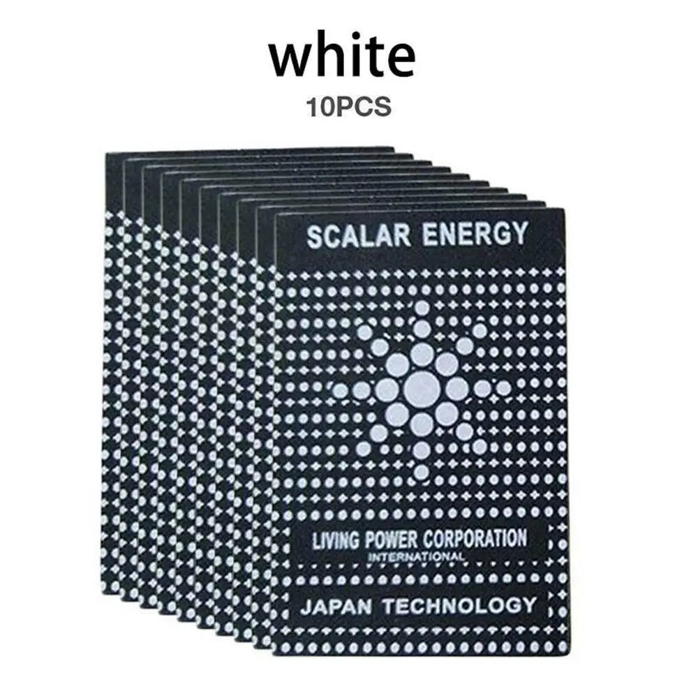 Anti-Radiation Shield EMF Protection Neutralizer Stickers, Pack of 10/20, with Scalar Energy