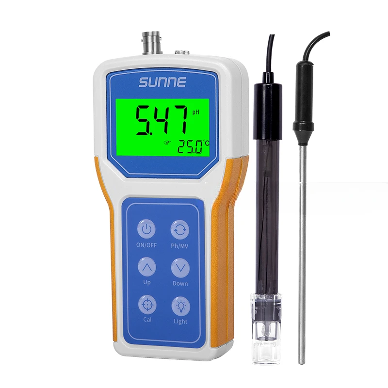 

Shanghai Shangyi pH meter portable digital pH meter PHB-4 laboratory pen type pH value acidity and alkalinity tester