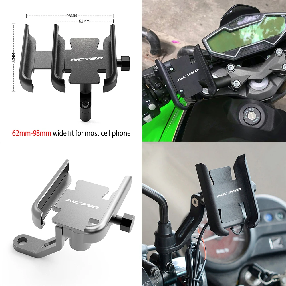 

Алюминиевые аксессуары для мотоциклов HONDA NC750S NC750 SA DCT 2012-2022 2023 CNC, держатель для руля, кронштейн для подставки GPS