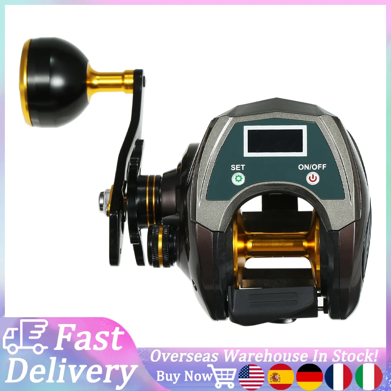 Carbon Fiber Baitcasting Reel 9+1bb Electric Fishing Reel 6.41 Gear