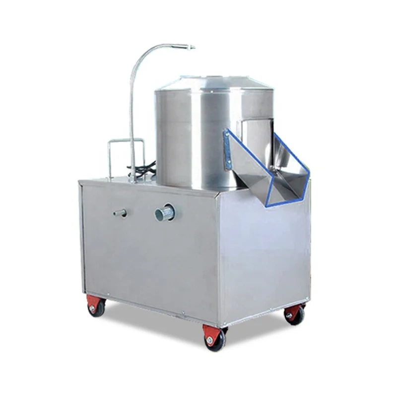 

Electric Fruit Vegetable Skin Washing Peeler Automatic 750w Potato Carrot Cleaning Peeling Machine Sweet Potato Ginger
