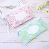 New Baby Wet Wipe Pouch Flip Cover Wipes Holder Case Reusable Tissue Box Refillable Carrying Case Portable Stroller Accessories 2