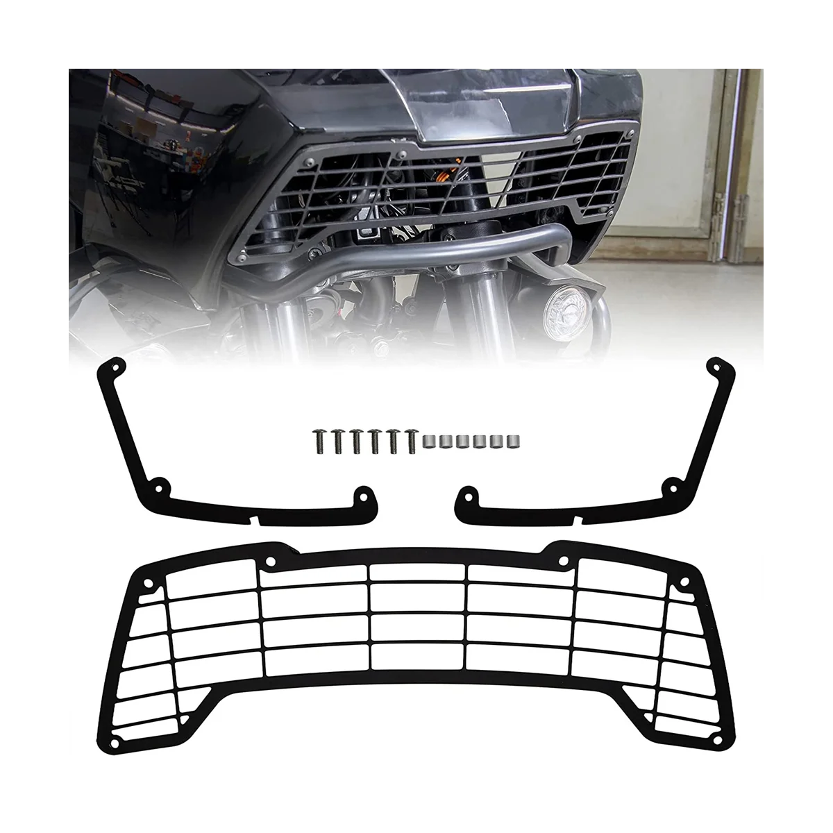 

Motorcycle Headlight Protective Cover for Harley Pan America 1250 1250S 2021 2022 Headlight Grill Guard Accessories