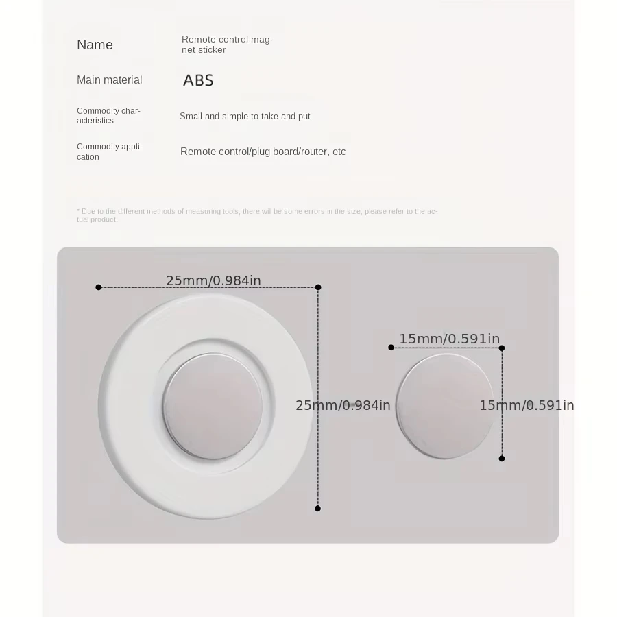 Magnetic Remote Control Wall Mount Holder