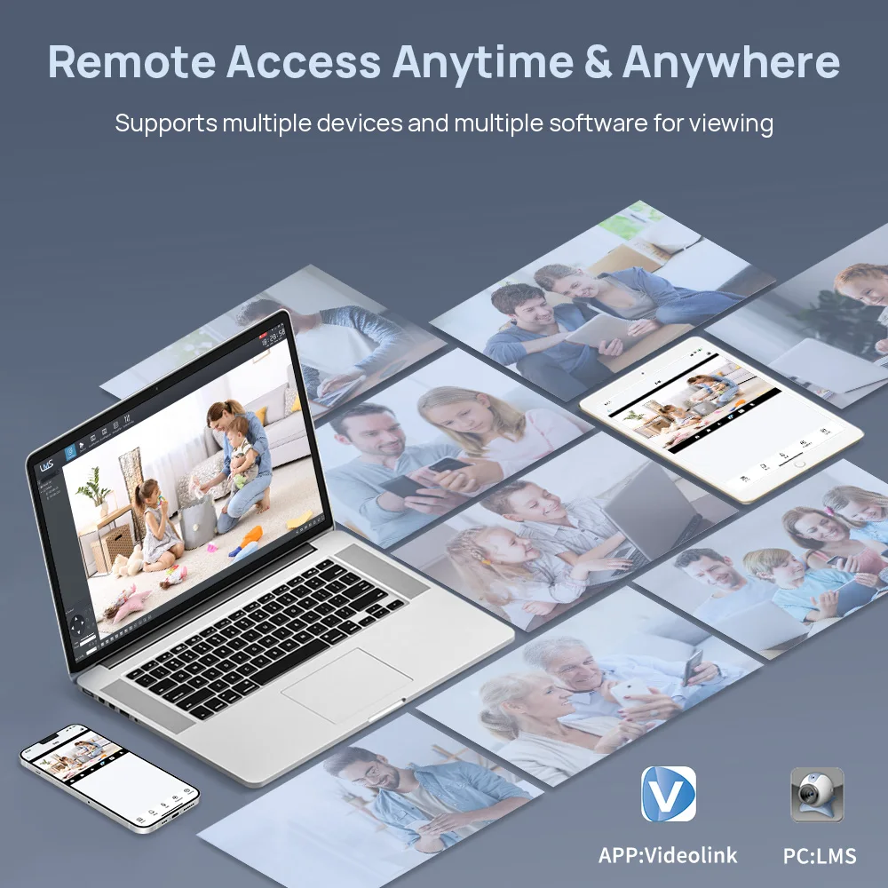 Távoli megtekintés mobil biztonsági alkalmazáson keresztül