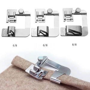Stainless Steel 3-10mm Sewing Rolled Hemmer Foot Home Flat Car Curling Pull  Tube Spiral Crimpers Old Sewing Machine Presser Foot - AliExpress