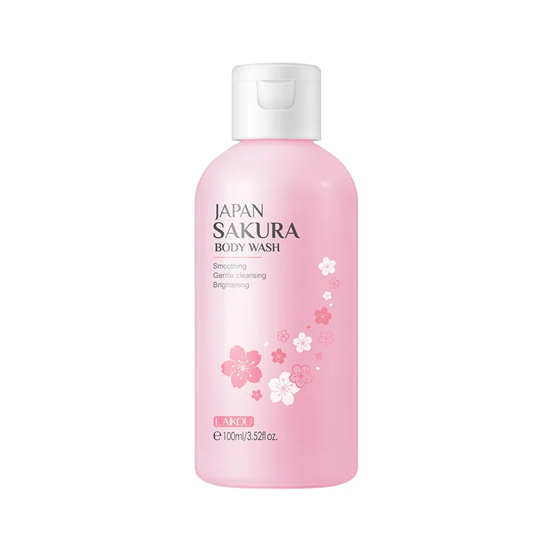 100ml Japan Sakura Shower Gel Moisturizing Whitening Cleaning Elegant Fragrance Oil Control Bodycare Skin Care