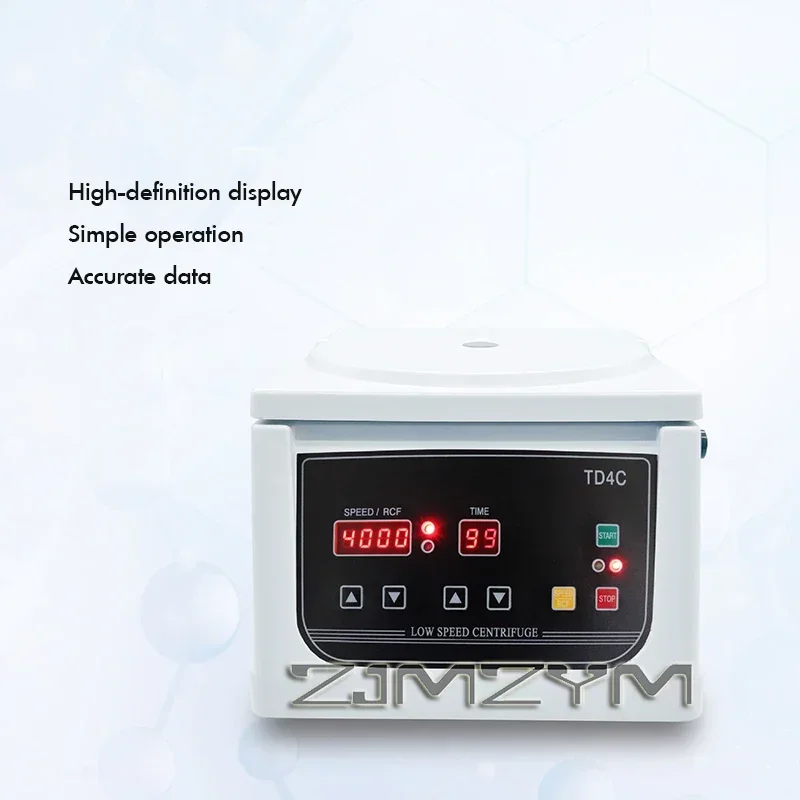Digital Display Laboratory Centrifuge TD4C Low Speed 4000rpm 2150xg Brushless Motor 6 Rotators Separate Tools Lab Teaching