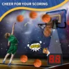 QDRAGON Indoor Basketball Hoop for Kids Door Room Basketball Hoop With LED Lights Basketball Toys for 3 4 5+Year Old Boys Girls 6