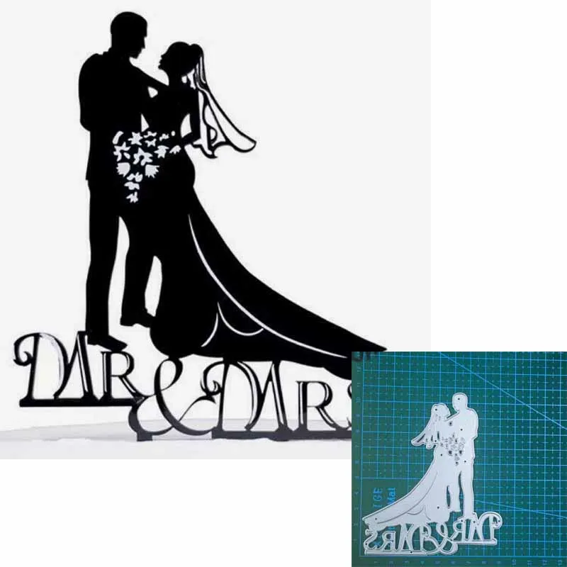 Mariage, Marié, Et, Mariée, Dessin Animé, Coloré Clipart | Vecteur Premium