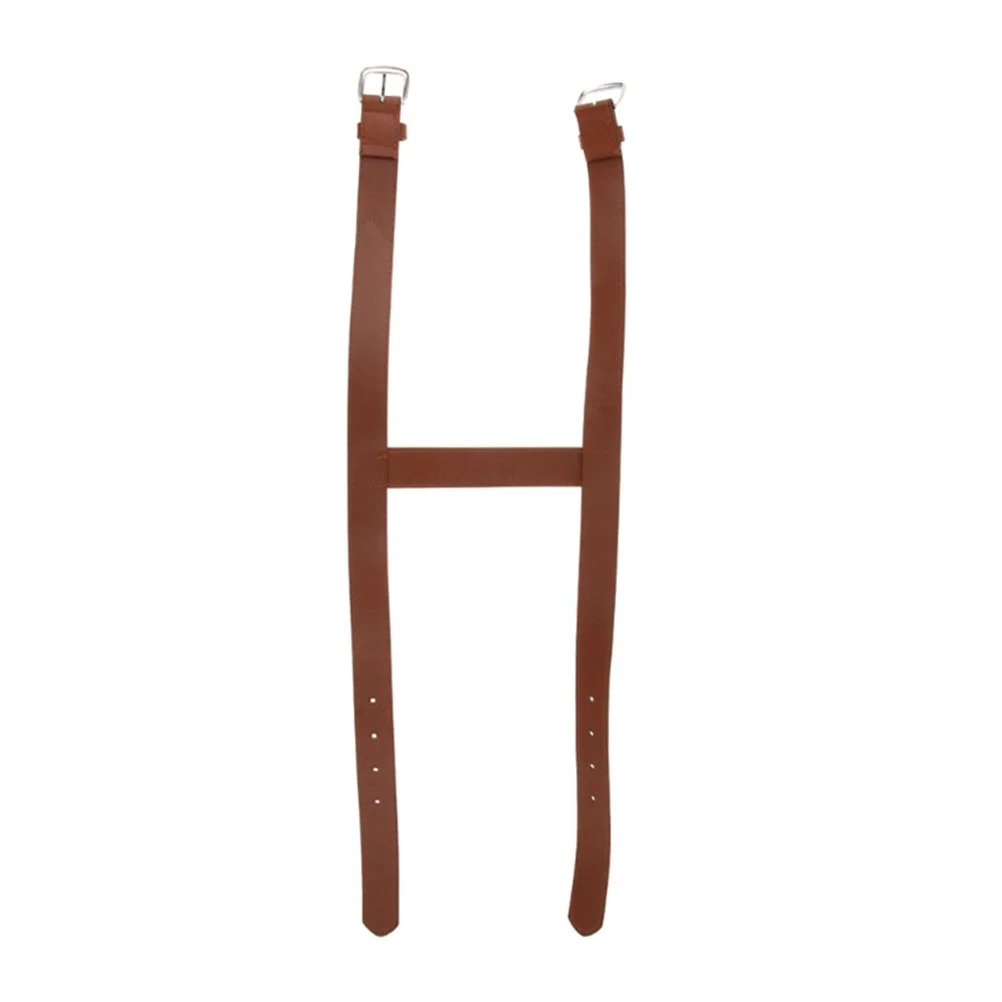 Area Rugs Blanket Straps PU Yoga Picnic Mat Carpet Outdoor Brown Bedroll Fitness