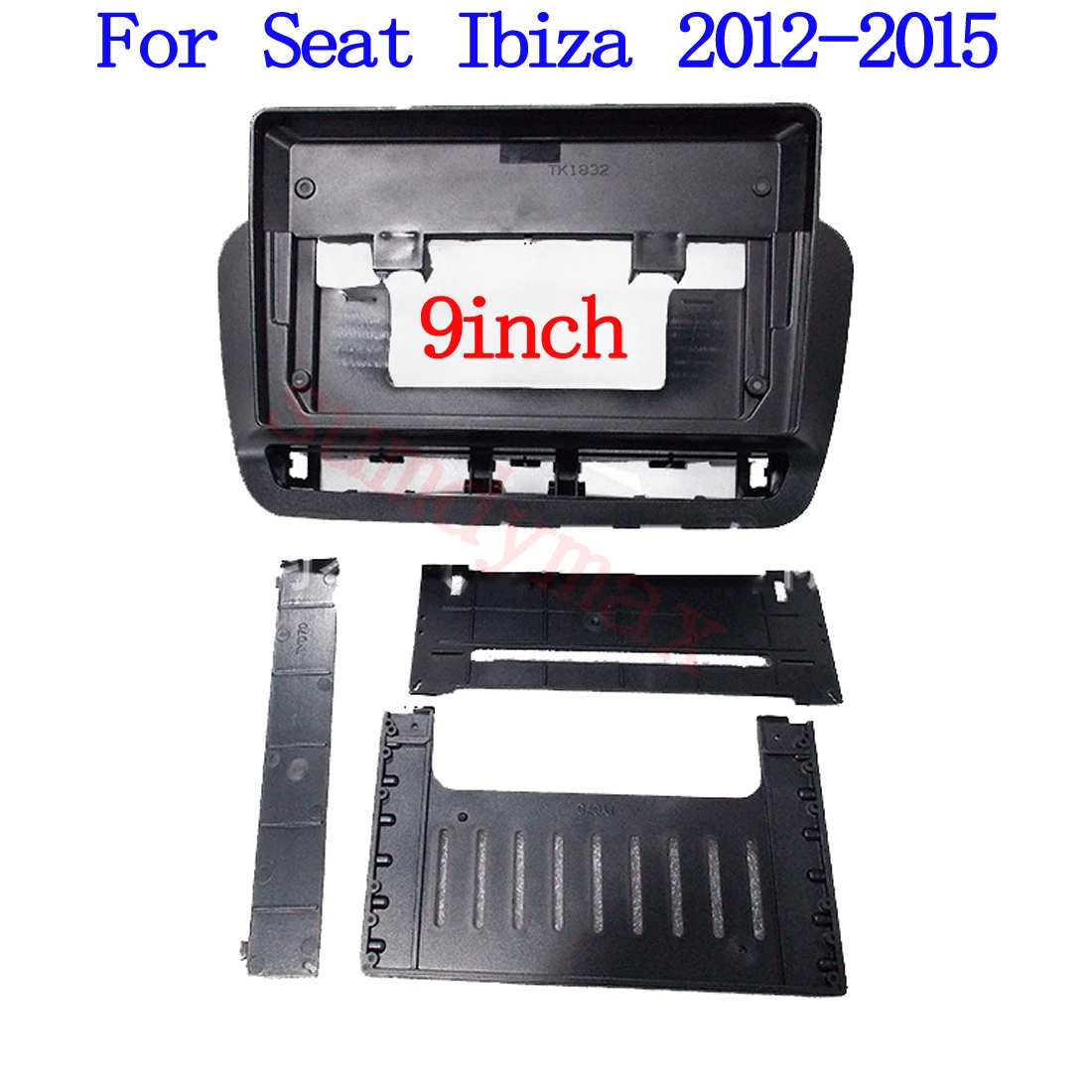 

Автомобильный радиоприемник 9 дюймов, 2 Din, рамка для SEAT Ibiza 2012-2015, большой экран, android, автомобильный радиоприемник, рамка