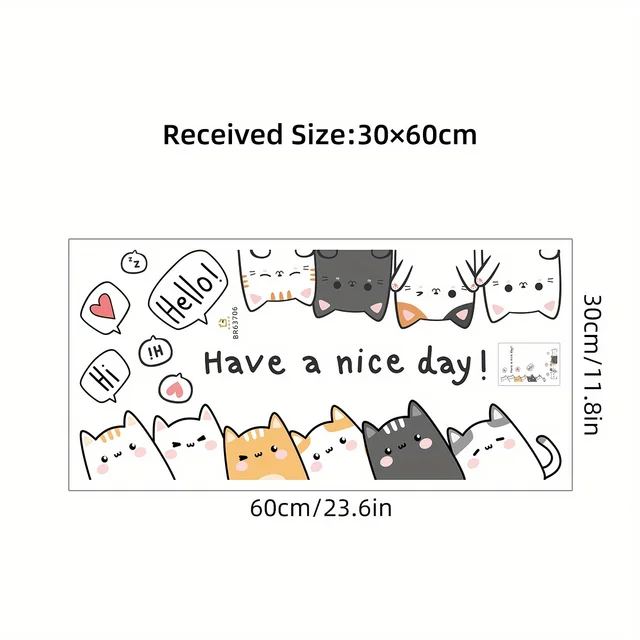 Cute Cats Wall Stickers 6