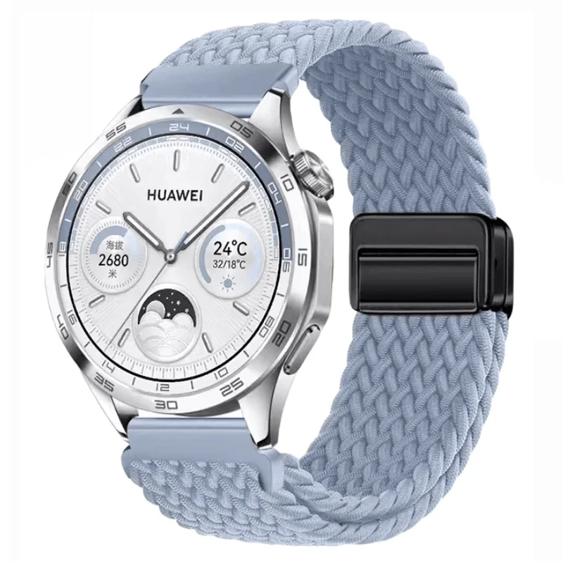 Magnetic Buckle Nylon Watch Band with Adjustable Strap