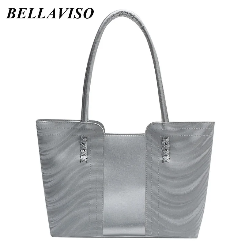 

BellaViso модная женская сумка-тоут через плечо, Женская нежная вместительная сумка, универсальная городская сумка для покупок, женская сумка